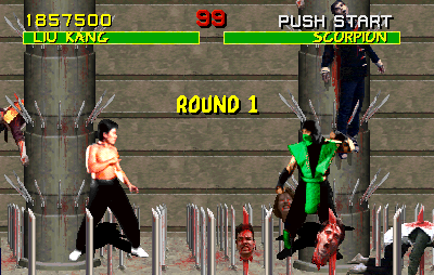Mortal Kombat (Turbo 3.0 08-31-92, hack) Screenshot 1